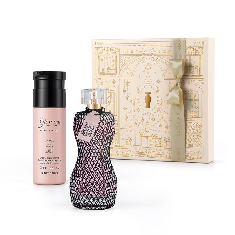 Kit Presente Natal Glamour Secrets Black