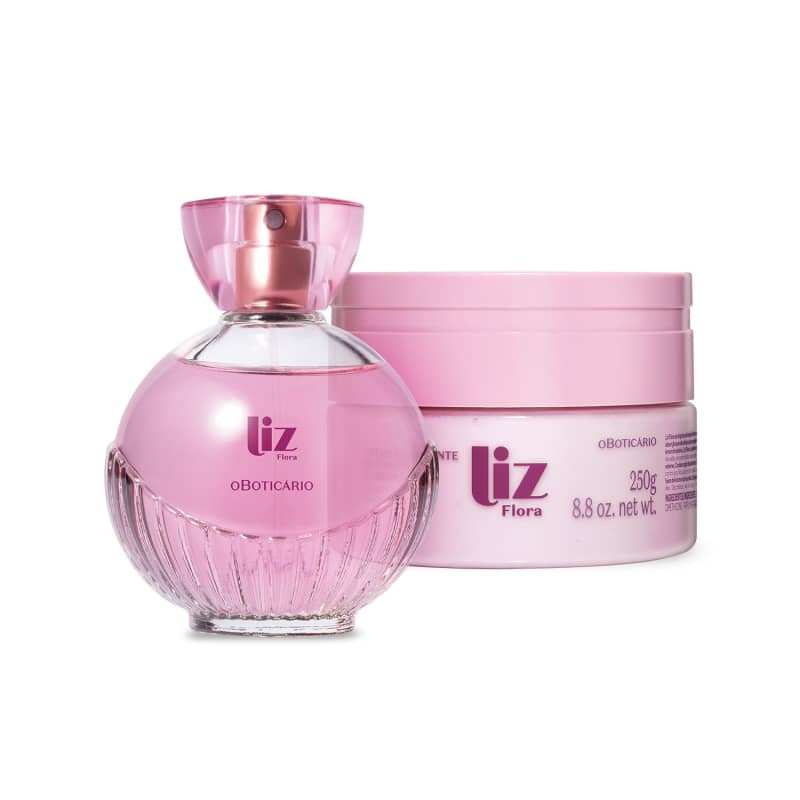 Combo Presente Liz Flora: Desodorante Colônia 100ml + Hidratante Desodorante